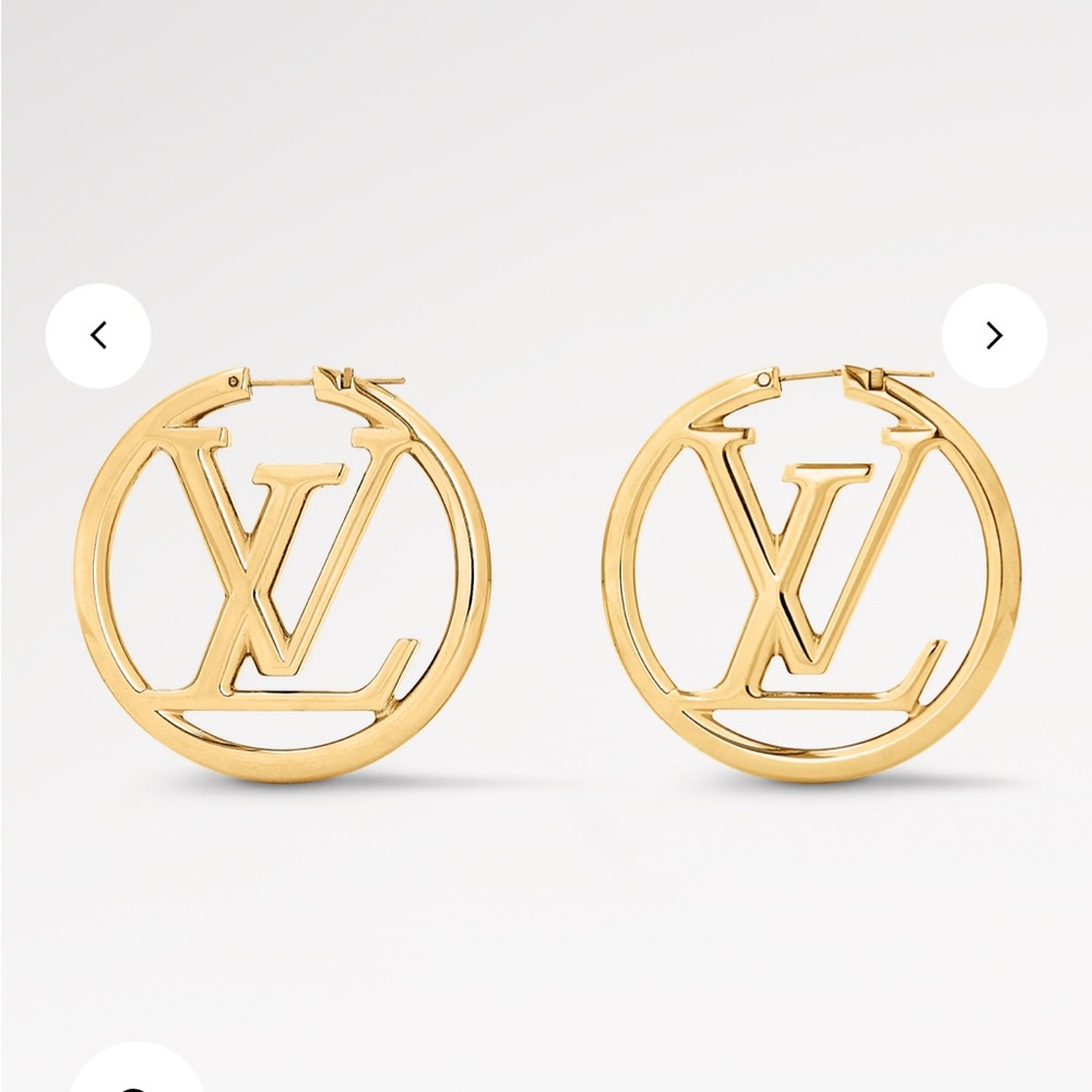 Louis Vuitton Louise Hoop GM Earrings